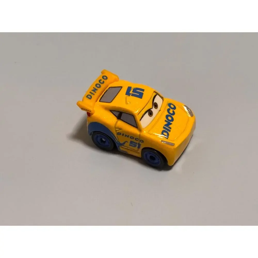 Disney Pixar Cars Mini Racers Diecast 1:87 Mattel Dinoco Cruz Ramirez #11 Yellow